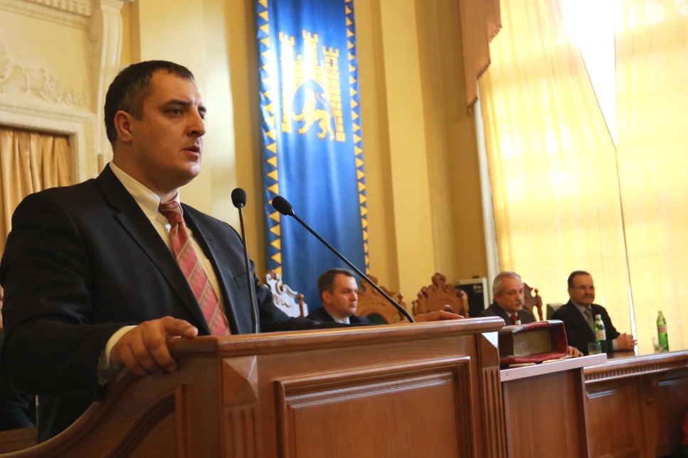 Ганущин привітав новообраних депутатів Львівської міської ради та міського голову зі складанням присяги